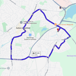 Ashfield Driving Test Practice Routes 2026 - Digital PDF Practice Guide