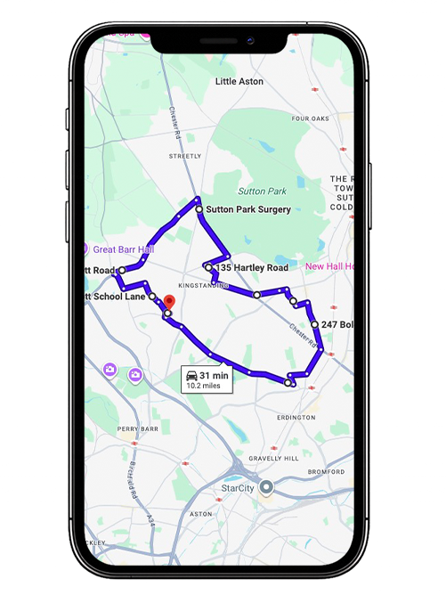 Birmingham Kingstanding Driving Test Centre Practice Route through Kings Road, College Road A453 and Spaghetti Junction in West Midlands