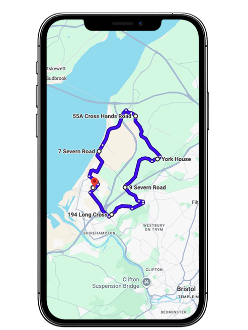 Bristol Avonmouth Driving Test Centre Practice Route through Avonmouth Way A403, St Andrew’s Road and M5 Junction 18 Roundabout in Bristol