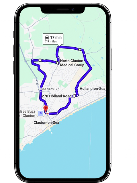 Clacton-on-Sea Driving Test Centre Practice Route through St Osyth Road, Old Road and Valley Road Roundabout in Essex