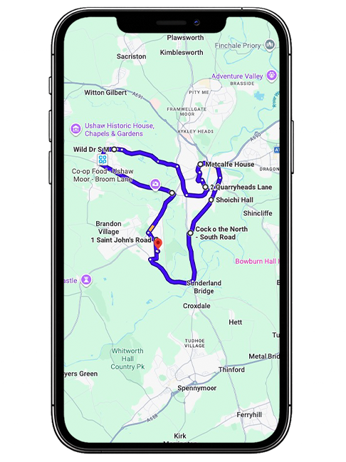 Durham Driving Test Centre Practice Route through A690, South Road and Neville’s Cross Roundabout in County Durham