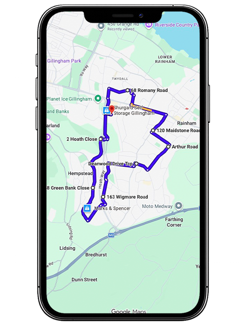 Gillingham Driving Test Centre Practice Route through Pier Road, Watling Street A2 and Bowaters Roundabout in Kent