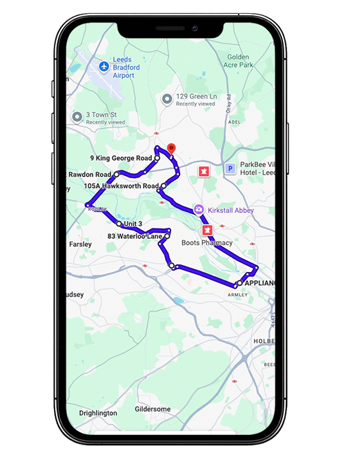 Horsforth Driving Test Centre Practice Route through Ring Road A6120, Broadway and Horsforth Roundabout in West Yorkshire