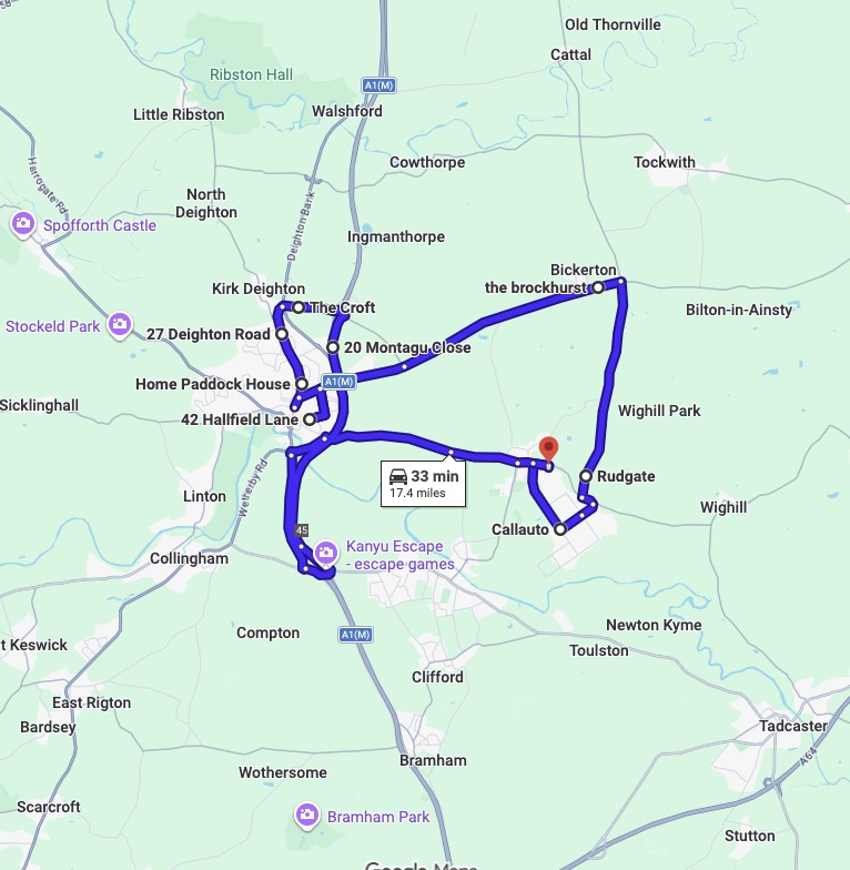 Walton LGV Driving Test Centre Practice Route through Rice Lane A59, Queens Drive A5058 and Switch Island Interchange in Merseyside