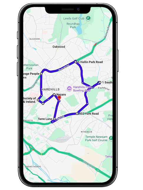 Leeds Fearnville Driving Test Centre Practice Route through York Road A64, Easterly Road and Seacroft Roundabout in West Yorkshire